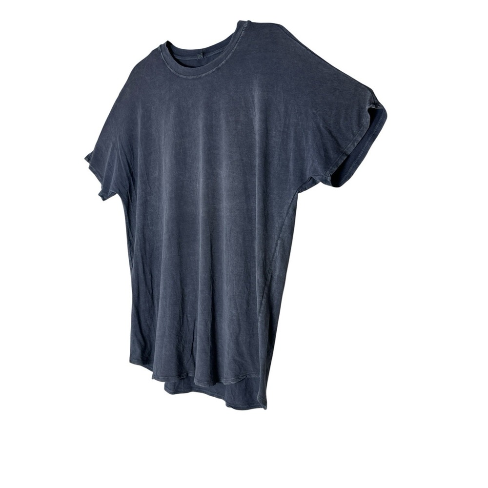 LULULEMON T-shirt Men's Large Gray Short Sleeve Stretch Athleisure Basic Workout - Picture 3 of 6